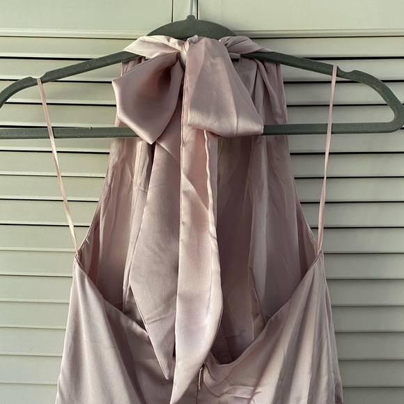 Pink Satin Shorts Dress - Picture 5 of 7